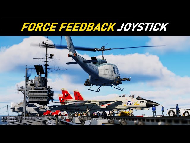 Ultimate Helicopter Aiming Precision - FULL FORCE FEEDBACK Joystick - FFBeast | DCS Huey