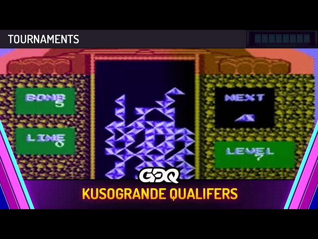 Kusogrande Qualifiers - Awesome Games Done Quick 2024 Tournaments