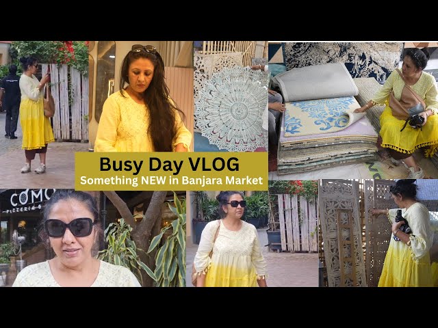 बहुत दिनों बाद गए बाहर  A Busy Day VLOG , Found New Item in Banjara Market, Home Cleaning Motivation