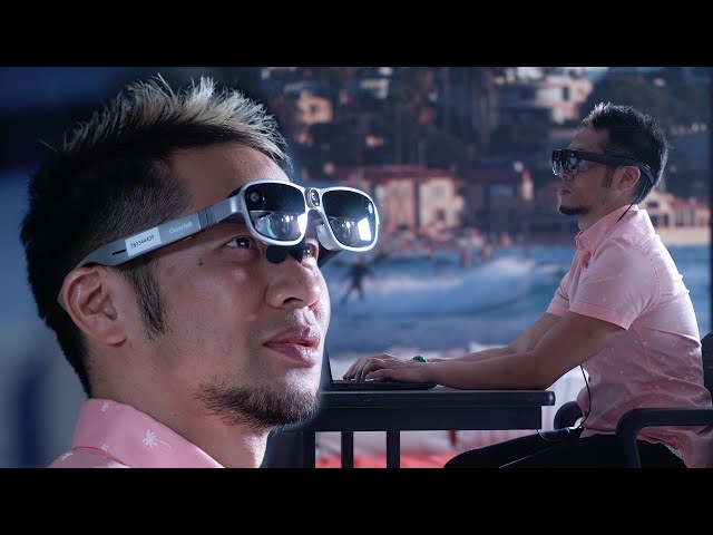 First Hands-On with Snapdragon XR1 AR Smart Viewer & Lenovo's Think Reality A3 Glasses
