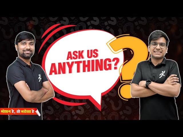 😎Ankur sir, and 😎Shantanu Sir are ready to Answer Your questions? Comments NOW. ▶️🔴Live me Milte hai