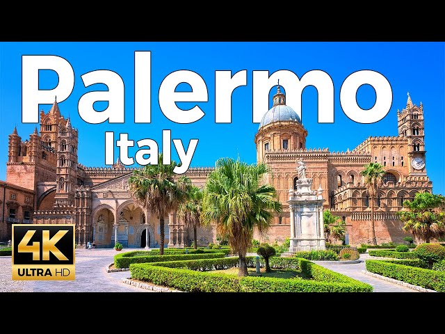 Palermo, Sicily, Italy Walking Tour (4k Ultra HD 60fps) – With Captions