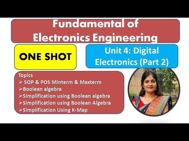 Fundamentals of electronics engineering  | one shot | unit 4 | Digital electronics | Part 2
