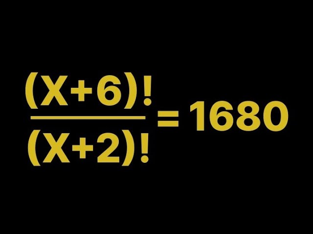 Factorial!!!Math Problem| Math Olympiad| How to solve?