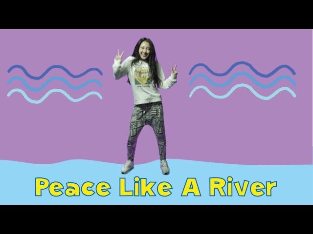 Peace Like A River | Kids Worship Motions with Lyrics | CJ and Friends