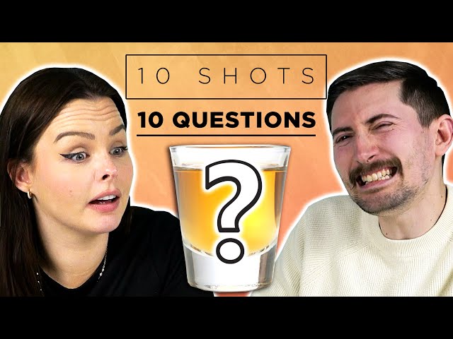 Irish People Try 10 Shots, 10 Questions: Justine & Darren