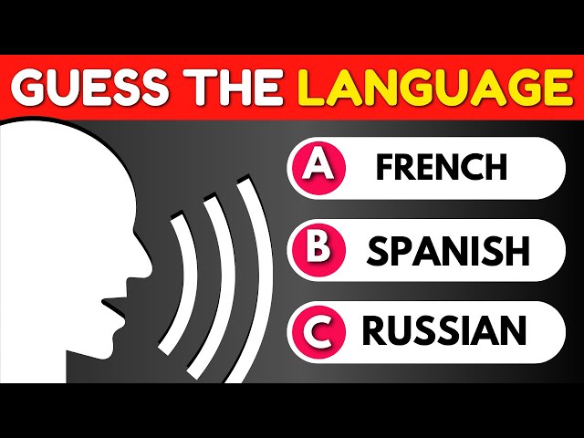 Guess The Language By Voice
