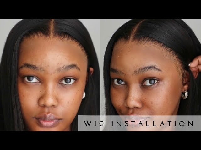 CLEAN WIG INSTALLATION | It’s giving fresh relaxer | South African YouTuber