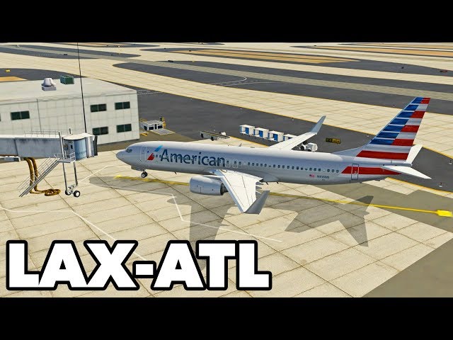 X-Plane 11 - Flying Los Angeles Rams to Atlanta for Super Bowl 53 (Boeing 737) FULL FLIGHT!