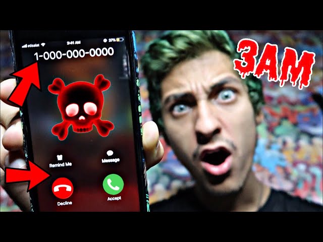 CALLING NUMBERS YOU SHOULD NEVER CALL AT 3AM!! *OMG SO SCARY*