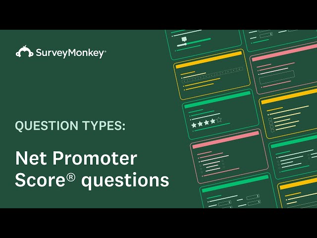 How to create a Net Promoter Score (NPS) question with SurveyMonkey