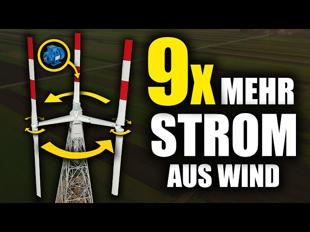 Neues Super-Windrad aus Niedersachsen in Betrieb! Vertikale Achse!