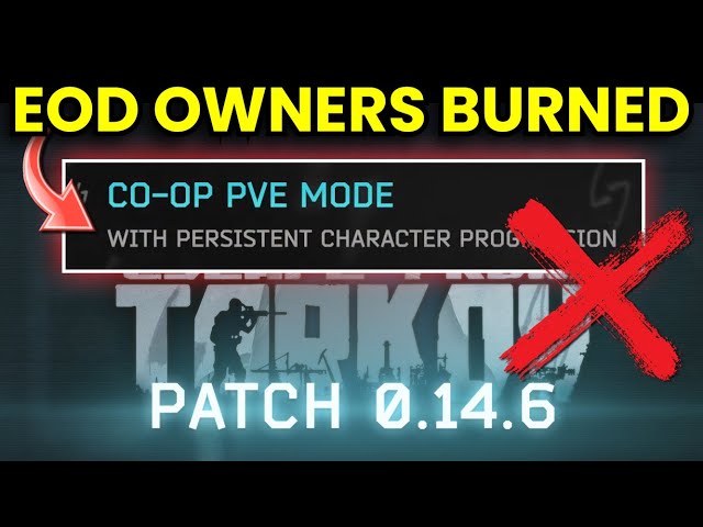 This Tarkov Update Is CRAZY + New Pay To Win Info?? | Patch 14.6 Notes