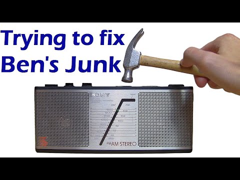 Trying to fix Ben's Sony SRF-A100 AM Stereo radio