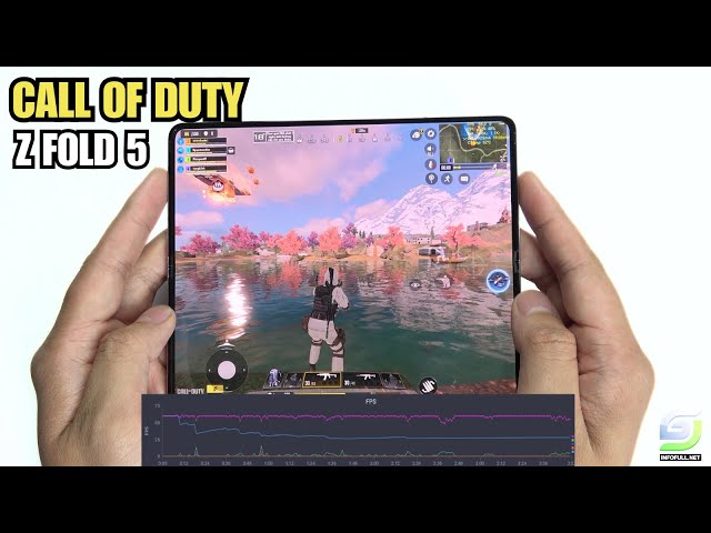 Samsung Galaxy Z Fold 5 test game Call of Duty Mobile CODM 2024 | Snapdragon 8 Gen 2