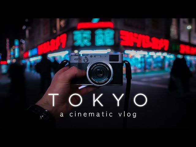 Cinematic Tokyo with the Fuji X100V + Sony Alpha Combo.