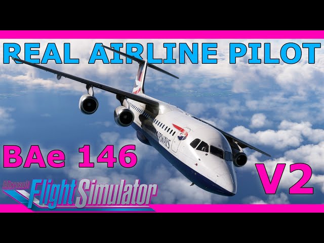 Just flight BAe 146 Professional Version 2:Full Flight and Review