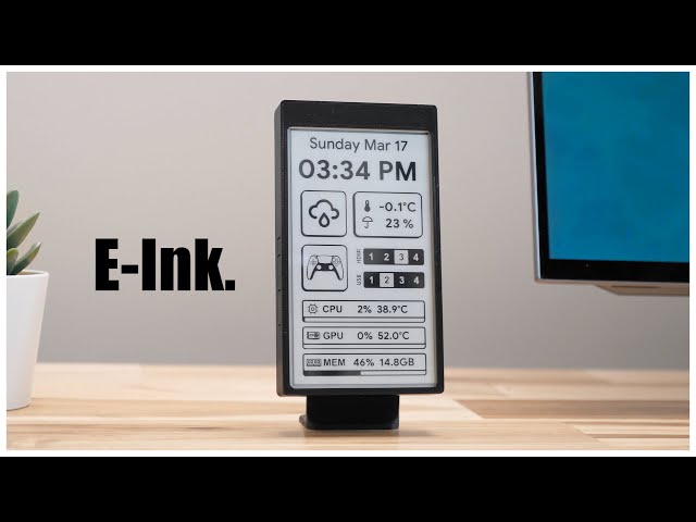 The E-ink Desk Accessory I've Always Wanted.