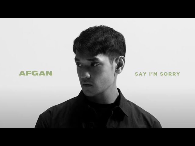 Afgan - say i'm sorry (Official MV)