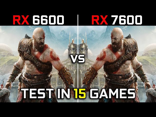 RX 6600 vs RX 7600 | Test in 15 Games at 1080p | How Big Is The Difference? | 2023