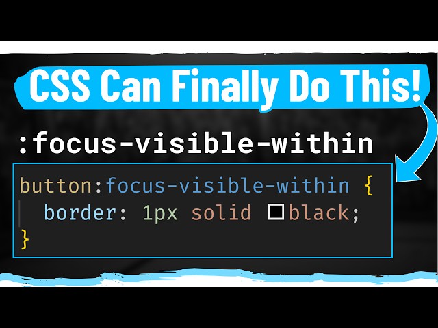I Love This CSS Focus Hack