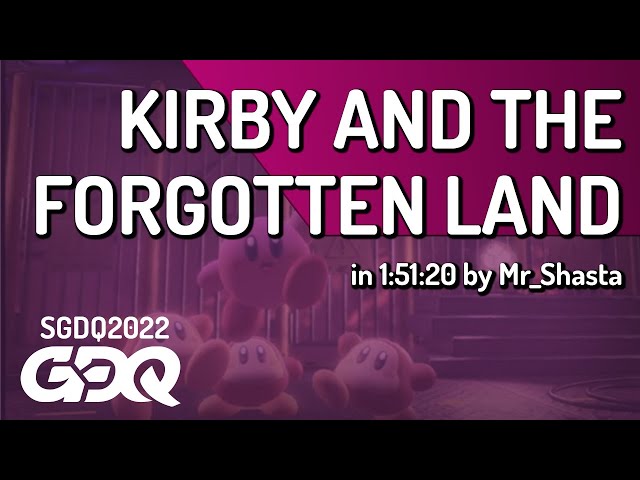 Kirby and the Forgotten Land by Mr_Shasta in 1:51:20 - Summer Games Done Quick 2022