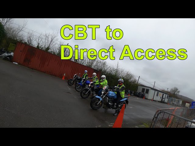 CBT to Direct Access Assessment & Training - Familiarisation on a larger motorcycle from 125cc