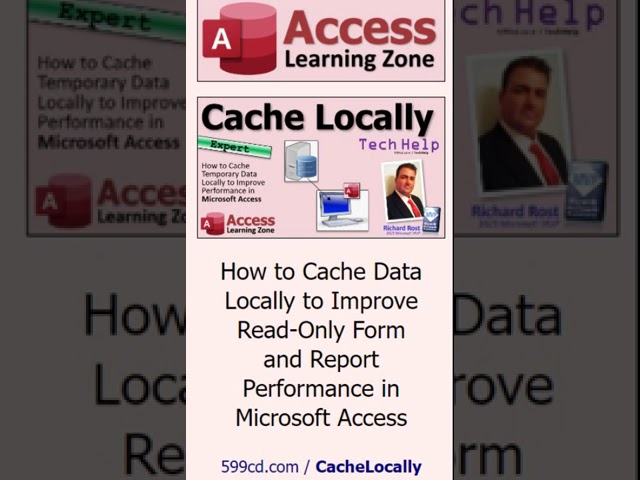 Cache Data Locally to Improve Form and Report Performance in Microsoft Access #msaccess #shorts