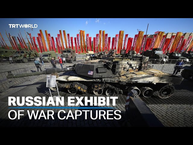 Moscow flaunts military hardware captured during conflict
