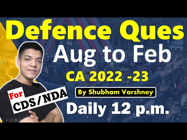 All  Commissioned Weapons  in News in One Video | CDS 1 2023 | NDA 1 2023 | Shubham Varshney
