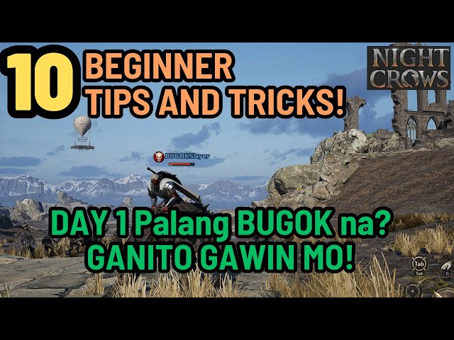 TOP 10 Essential Tips and Tricks for Beginners in NIGHT CROWS GLOBAL | NFT GAME | PLAY TO EARN