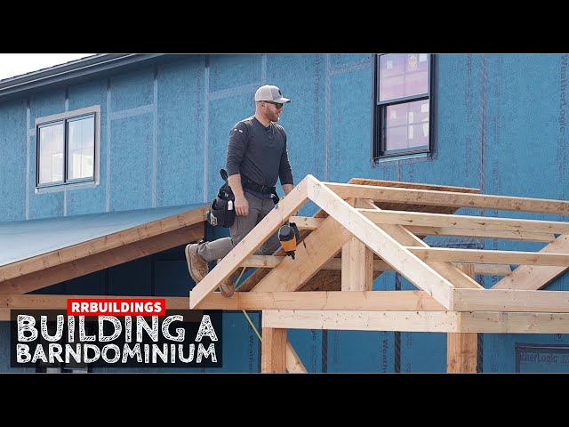 Building a Small Covered Porch: Barndominium 25