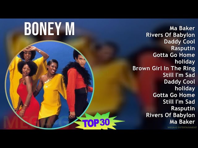 Boney M 2024 MIX Favorite Songs - Ma Baker, Rivers Of Babylon, Daddy Cool, Rasputin