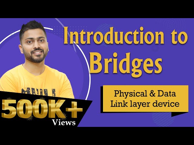 Lec-12: Bridges In Computer Networks | Physical and data link layer device