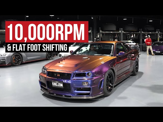 1500hp "RB36" Paddle-Shifting GT-R: The Most Batsh*t Crazy R34 I've Ever Seen