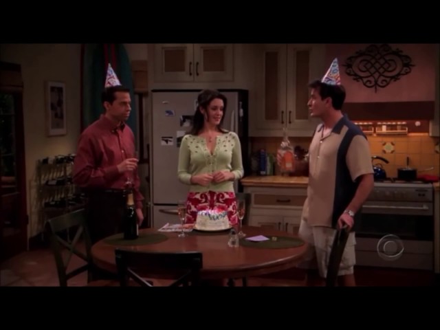 Two and a Half Men - Surprise Party For Rose [HD]