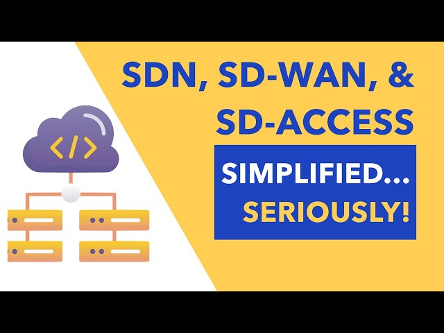 SDN, SD-WAN, & SD-Access Simplified... Seriously!