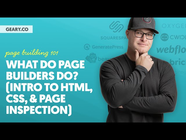 PB101: L02 - What Do Page Builders Do (Intro to HTML, CSS, & Page Inspection)