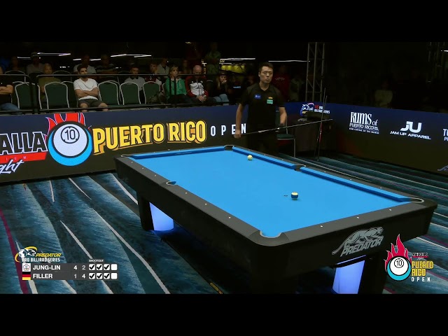 Joshua FILLER vs Chang JUNG-LIN ▸ 2022 Medalla Light Puerto Rico Open ▸ Predator Pro Billiard Series