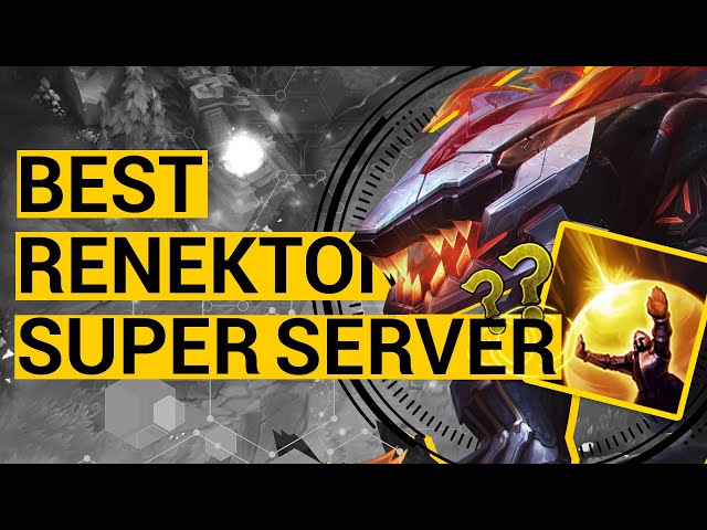Best RENEKTON SUPER SERVER uses BARRIER? | XYX Renekton vs. Sett Top
