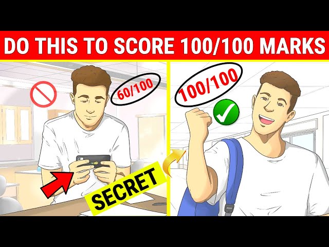 🔥JUST DO THIS TO SCORE 100/100 Marks ! Exam Special Study Tips
