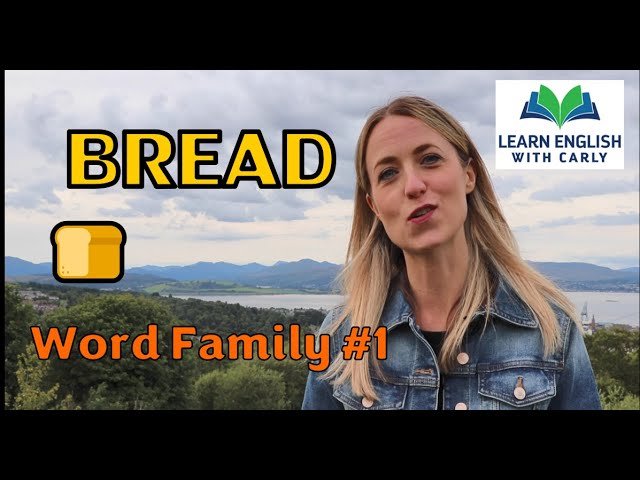 English Vocabulary: Word Family 1 - BREAD #wordfamily #bread #scotland