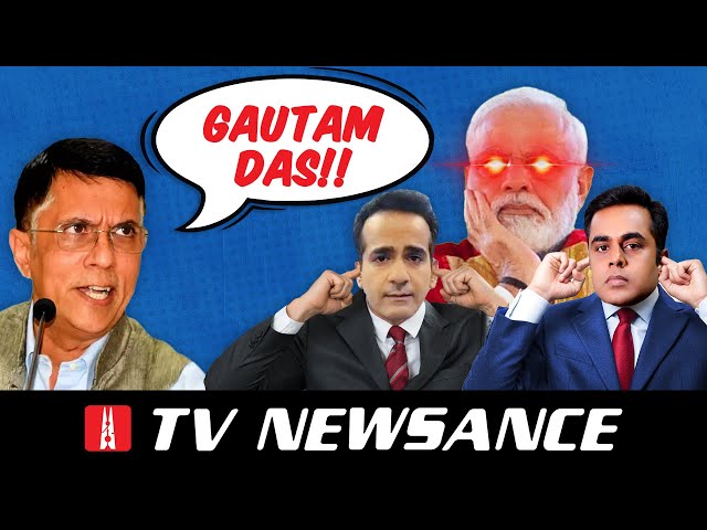 Pawan Khera’s ‘Gautamdas’ remark & anchors to PM’s rescue | TV Newsance 203