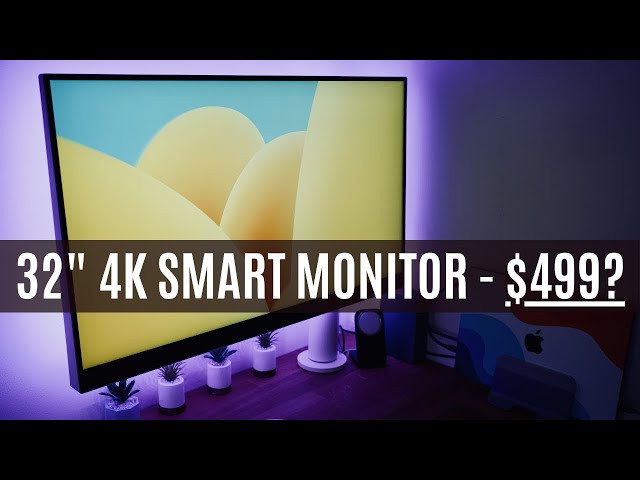 LG 32" 4K Smart UHD Monitor unboxing / setup / testing