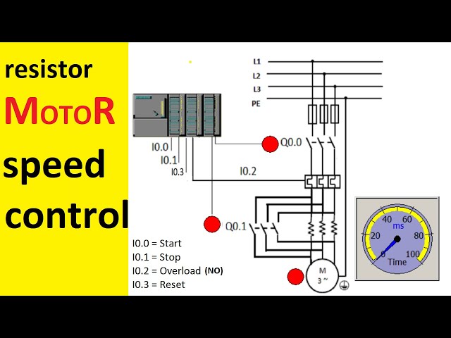 Resistor MOTOR speed control