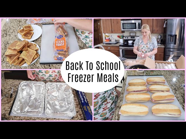BACK TO SCHOOL FREEZER MEALS / COOK WITH ME