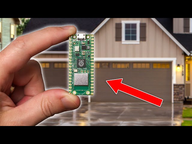 Hacking my garage door with the Raspberry Pi Pico W