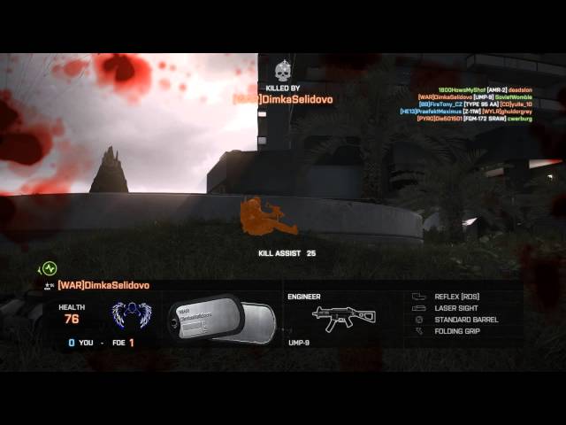 Cyanide shoots someone in the dick - Battlefield 4