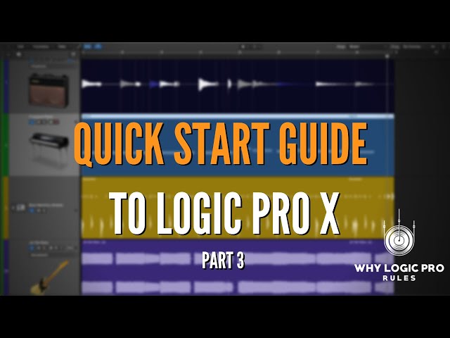Editing Time & Pitch of Your Tracks - The 5 Day Quick Start Guide to Logic Pro X