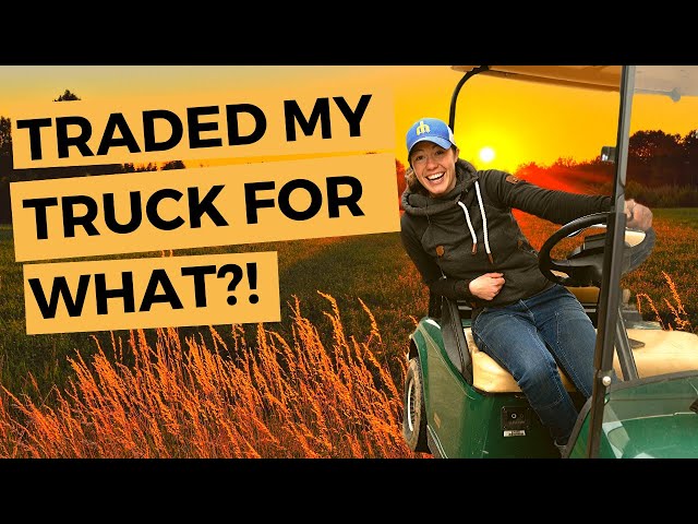 My Golf Cart is the Most Useful Tool on my Farm // Homesteading